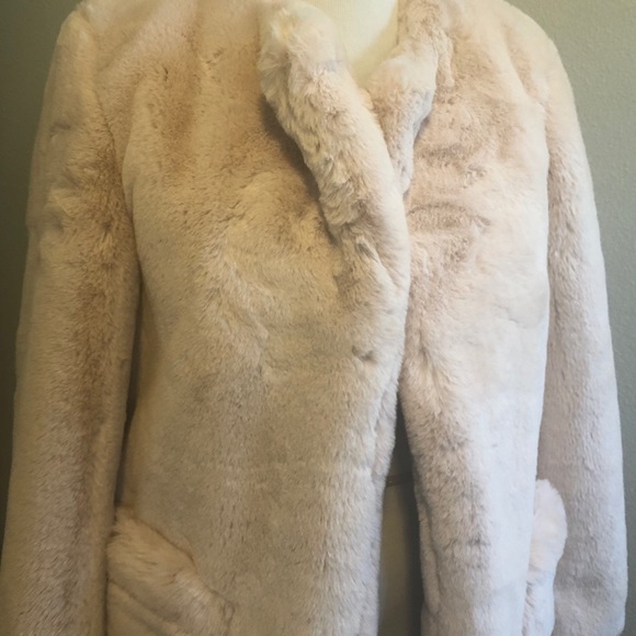 APPARIS-NWT Light Pink Oversized Fluffy Coat - Picture 7 of 15